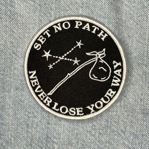 Iron on Patch - Set No Path Never Lose Your Way